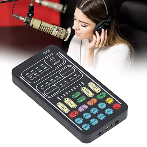 VBESTLIFE Voice Changer Set, I9 Portable Sound Card | 8 Sounds, High Compatibility, for Gaming & Recording - view 11