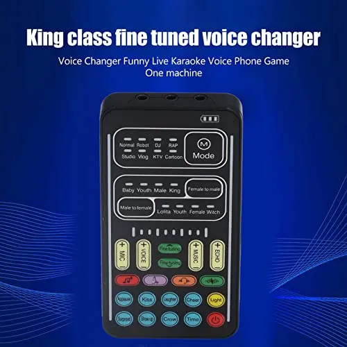 VBESTLIFE Voice Changer Set, I9 Portable Sound Card | 8 Sounds, High Compatibility, for Gaming & Recording - view 4