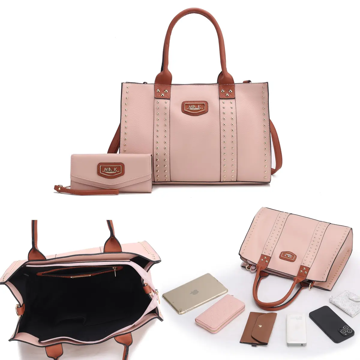 MKF Collection Tote Bag for Women, Vegan Leather Large | Casual & Stylish with 30-Day Refund - view 6