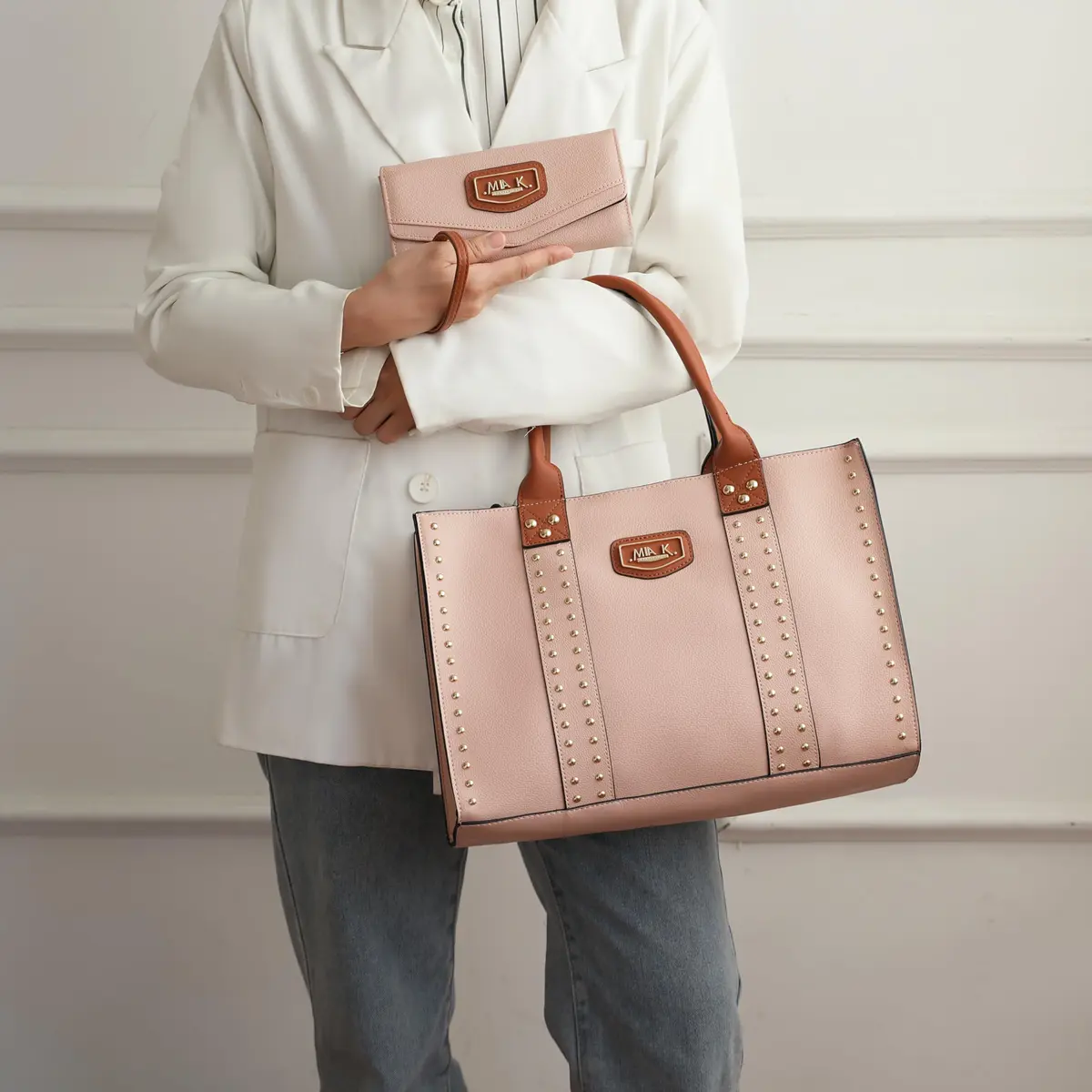 MKF Collection Tote Bag for Women, Vegan Leather Top-Handle | Casual & Spacious with 30-Day Refund - view 3