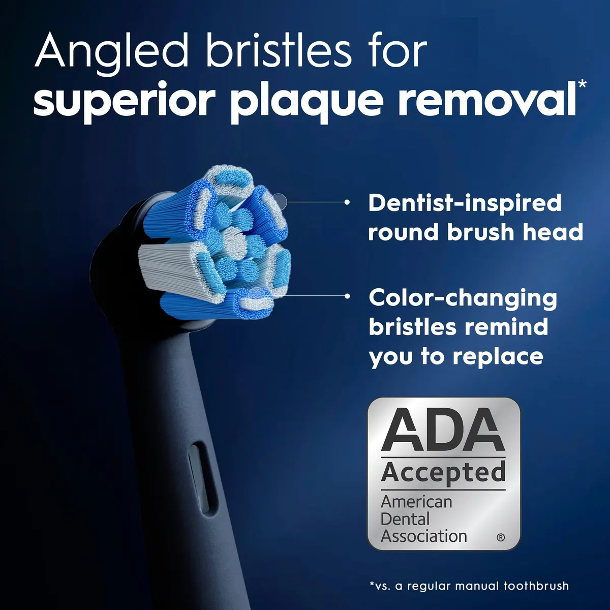 Oral-B iO Series Ultimate Clean Replacement Brush Heads 4 Count (Pack of 1) Black | Superior Plaque Removal - view 6