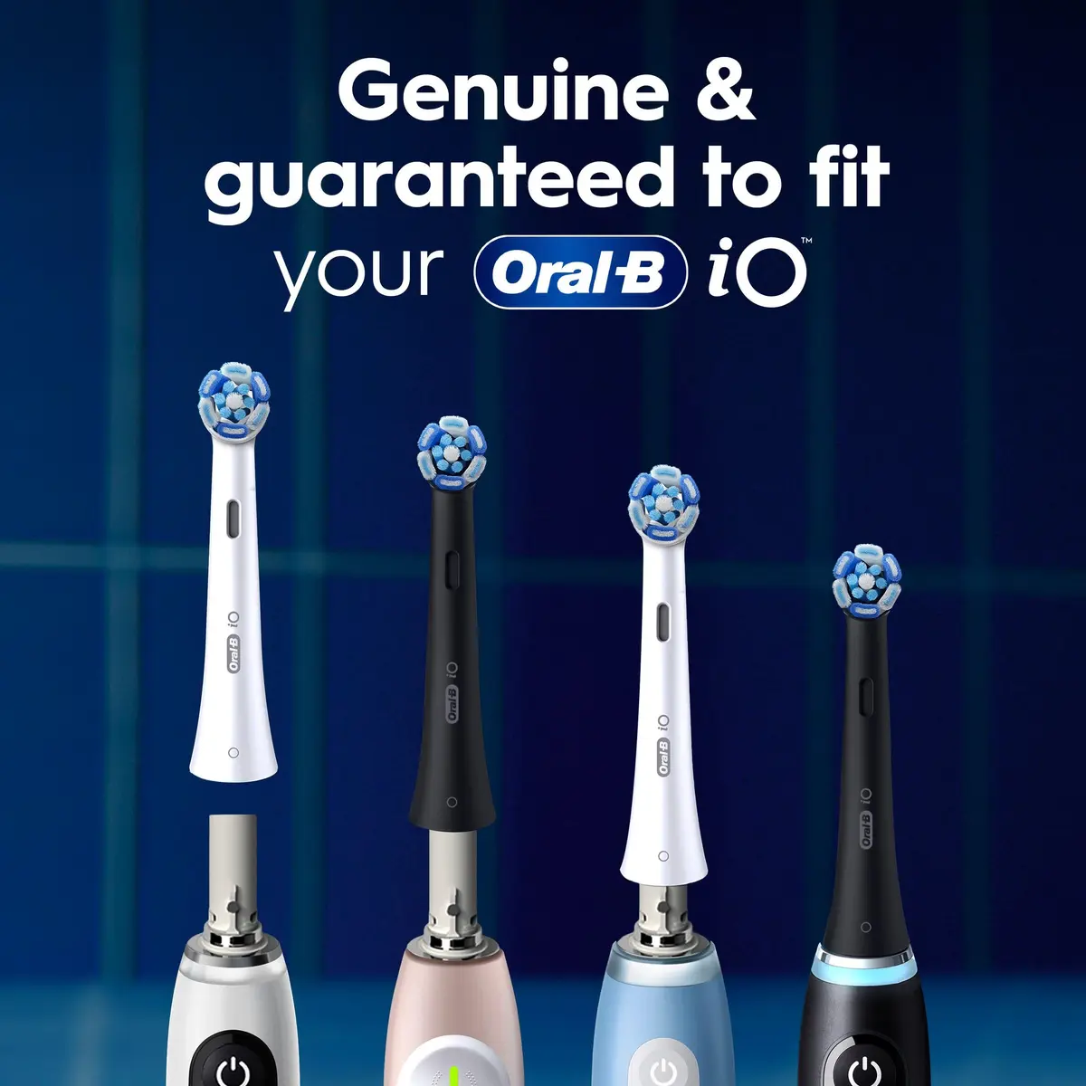 Oral-B iO Series Ultimate Clean Replacement Brush Heads 4 Count (Pack of 1) Black | Superior Plaque Removal - view 7