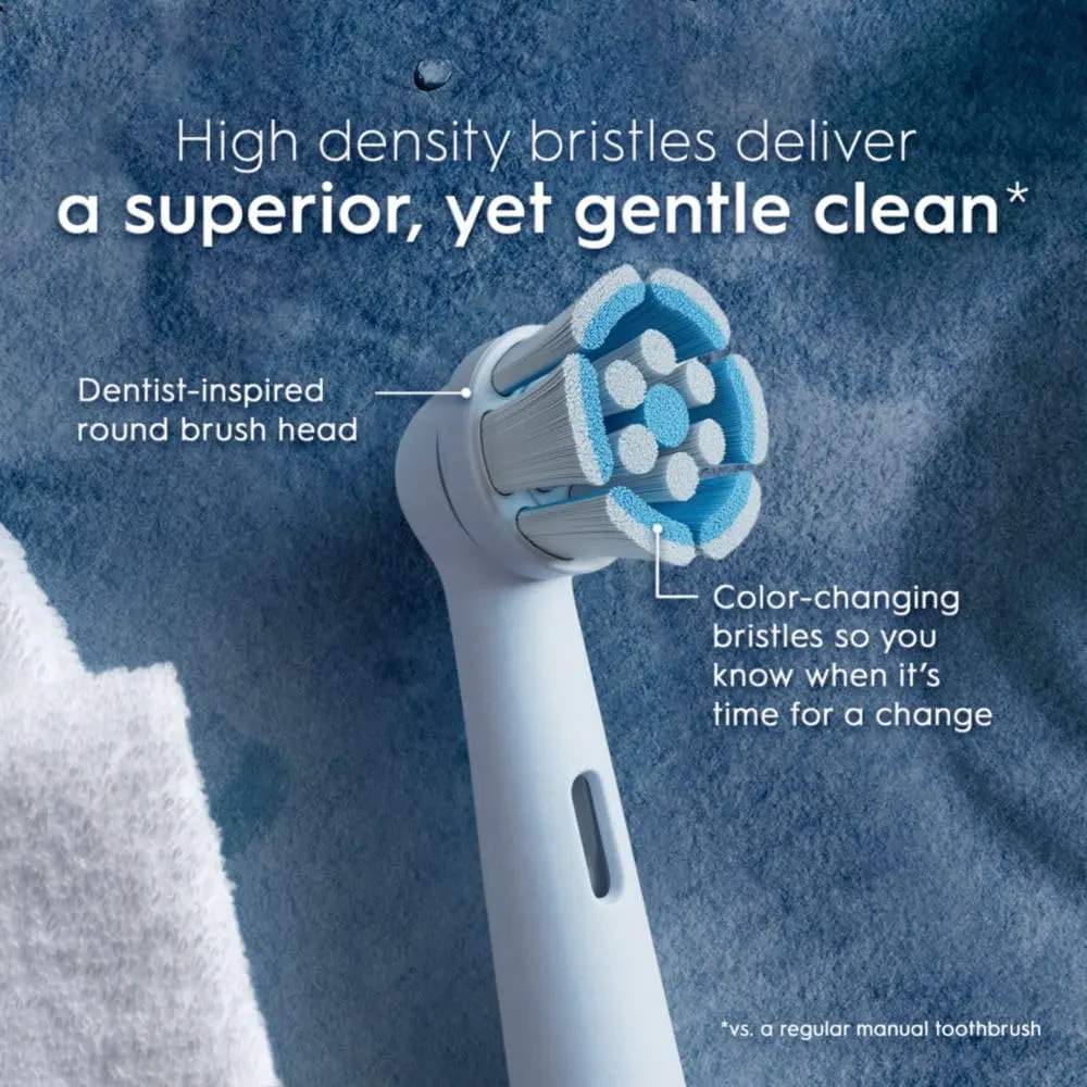 Oral-B iO Series Gentle Care Replacement Brush Heads 4 Count (16 total bristles) | Dentist Recommended for Sensitive Gums - view 2