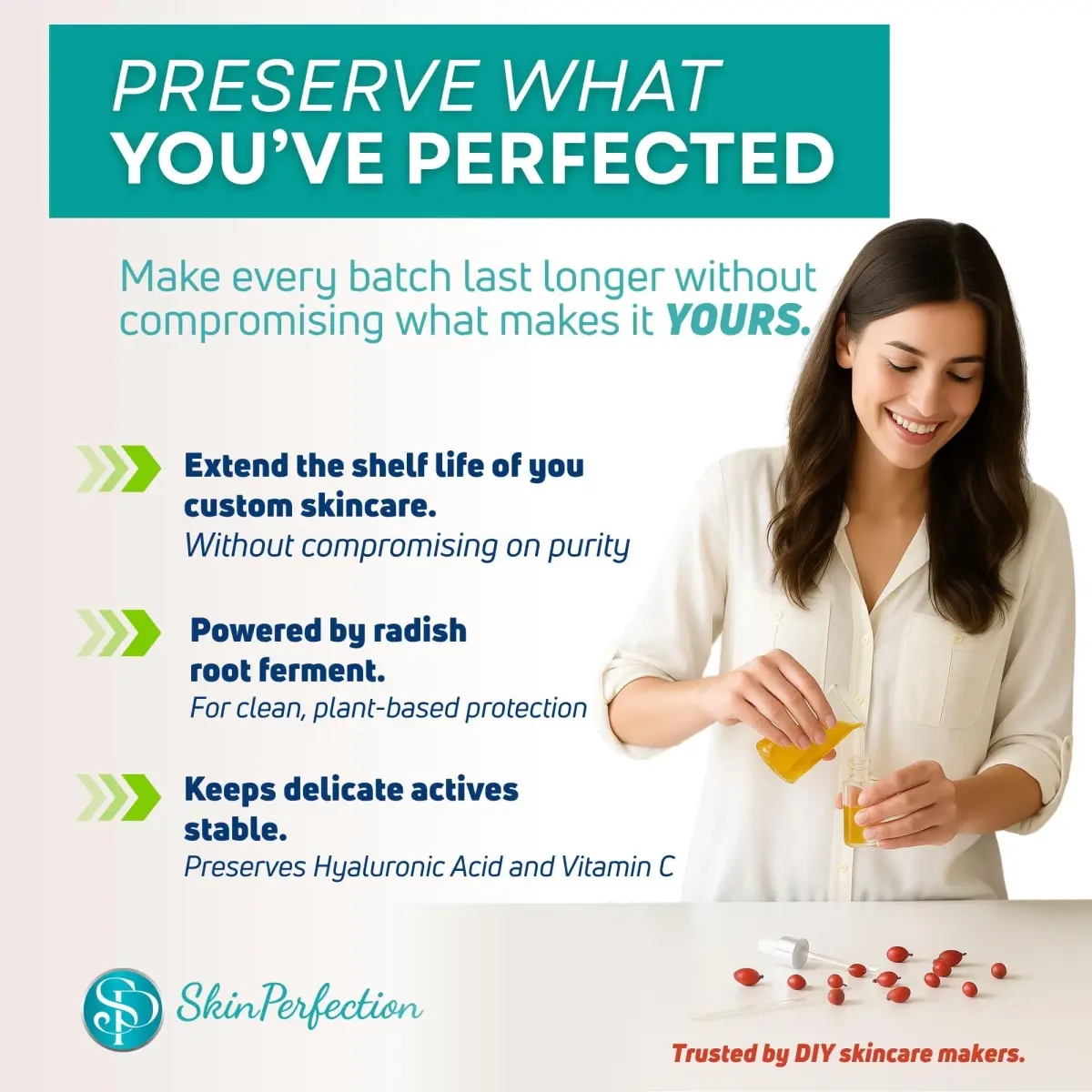 Skin Perfection Leucidal Liquid Complete Natural Preservative 118ml (4 Fl Oz) | Water-Soluble for DIY Skincare - view 2