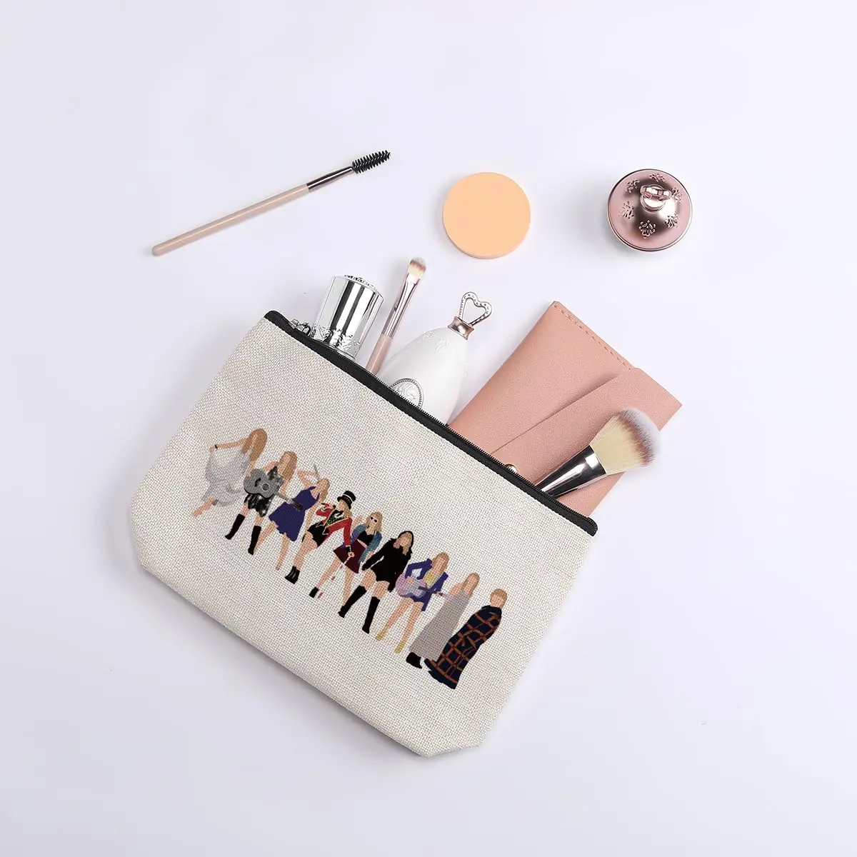 kdxpbpz Cosmetic Case 9.1"W x 7.1"H Waterproof Makeup Bag for Women - view 6
