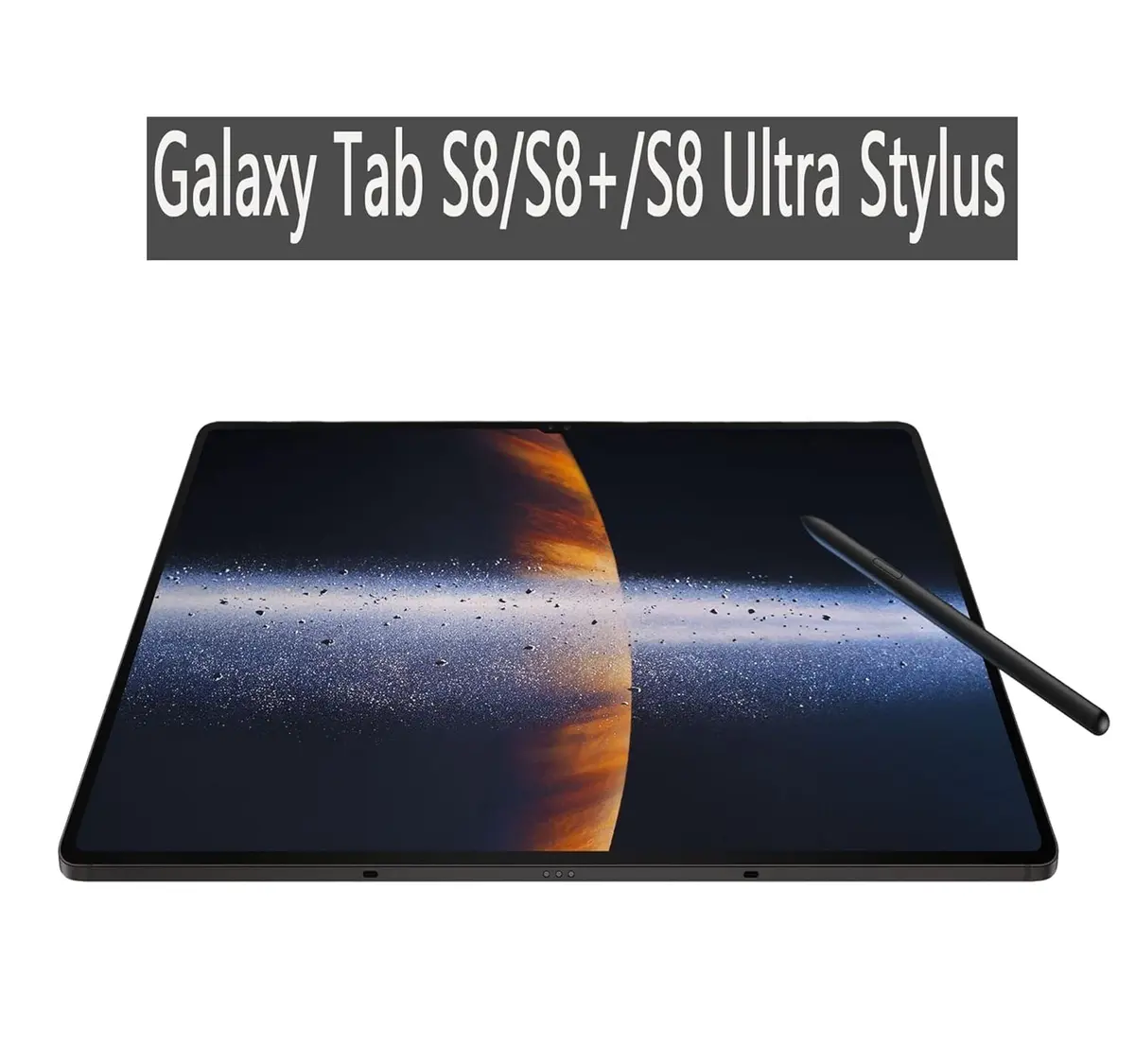 CaoXiong Black Stylus Pen Replacement for Samsung Galaxy Tab S8 Series | 6-Piece Set - view 2