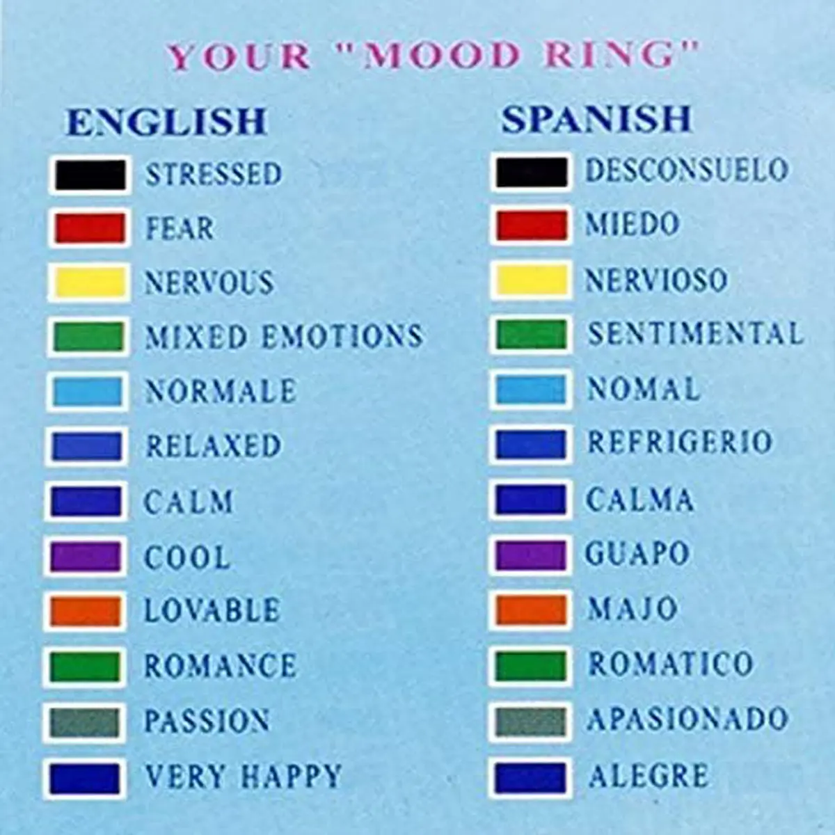 Carykon Cat Mood Ring Adjustable Size | Color-Changing Glass Stone - view 5