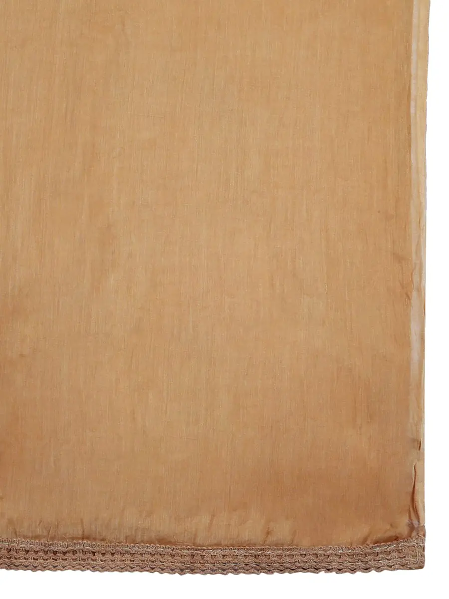 DUPATTA BAZAAR Women's Pure Cotton Dupatta Free Beige | Lightweight, Soft & Elegant - view 5