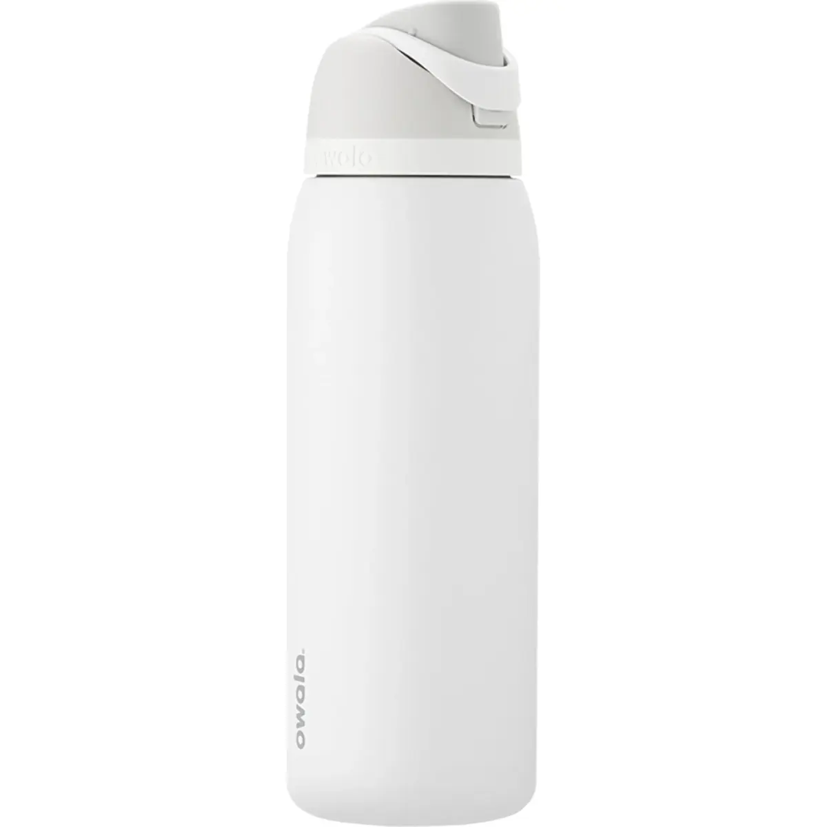Owala FreeSip Insulated Stainless Steel Water Bottle 40 oz Shy Marshmallow | Keeps Drinks Cold 24 Hours - main product image