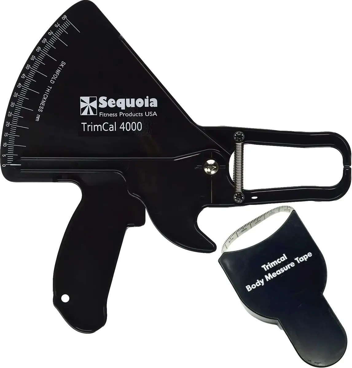 TrimCal 4000 Body Fat Caliper with Measure Tape & Fat% Chart | FDA Approved Medical Grade Device - main product image