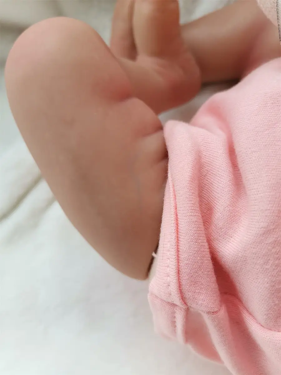Zero Pam 19 inch Realistic Reborn Baby Doll Girl | Lifelike Soft Silicone Vinyl Handmade Weighted Toddler Toy - view 6