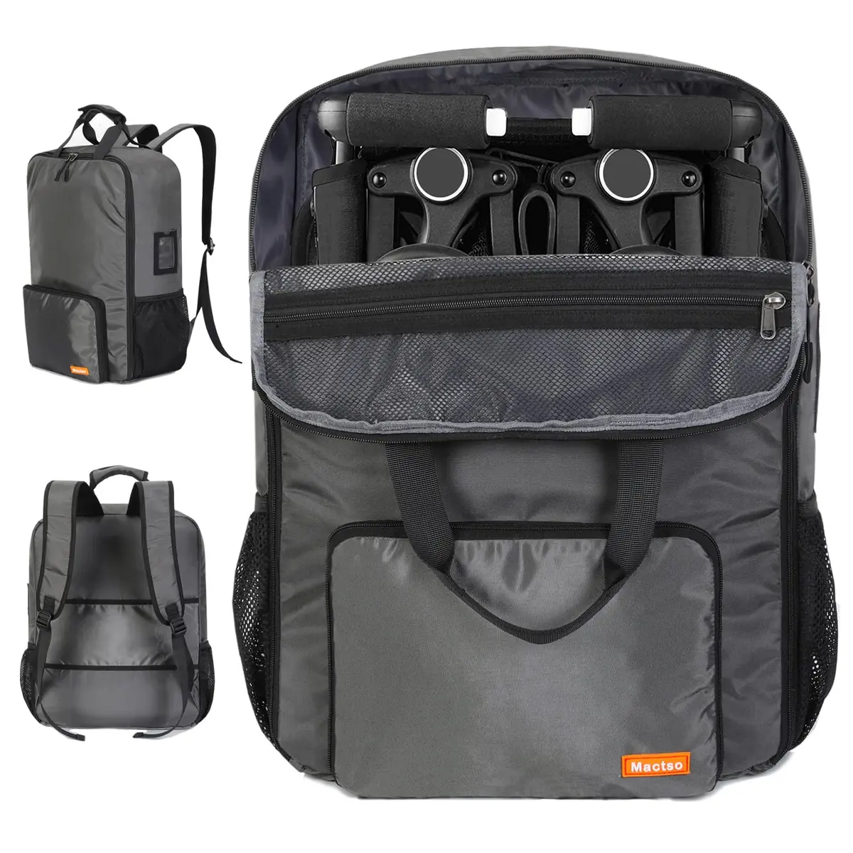 Mactso Stroller Travel Bag Compatible with GB Pockit & Pockit Plus | Water-Resistant Nylon, Lightweight, Fits All Terrain Strollers - main product image