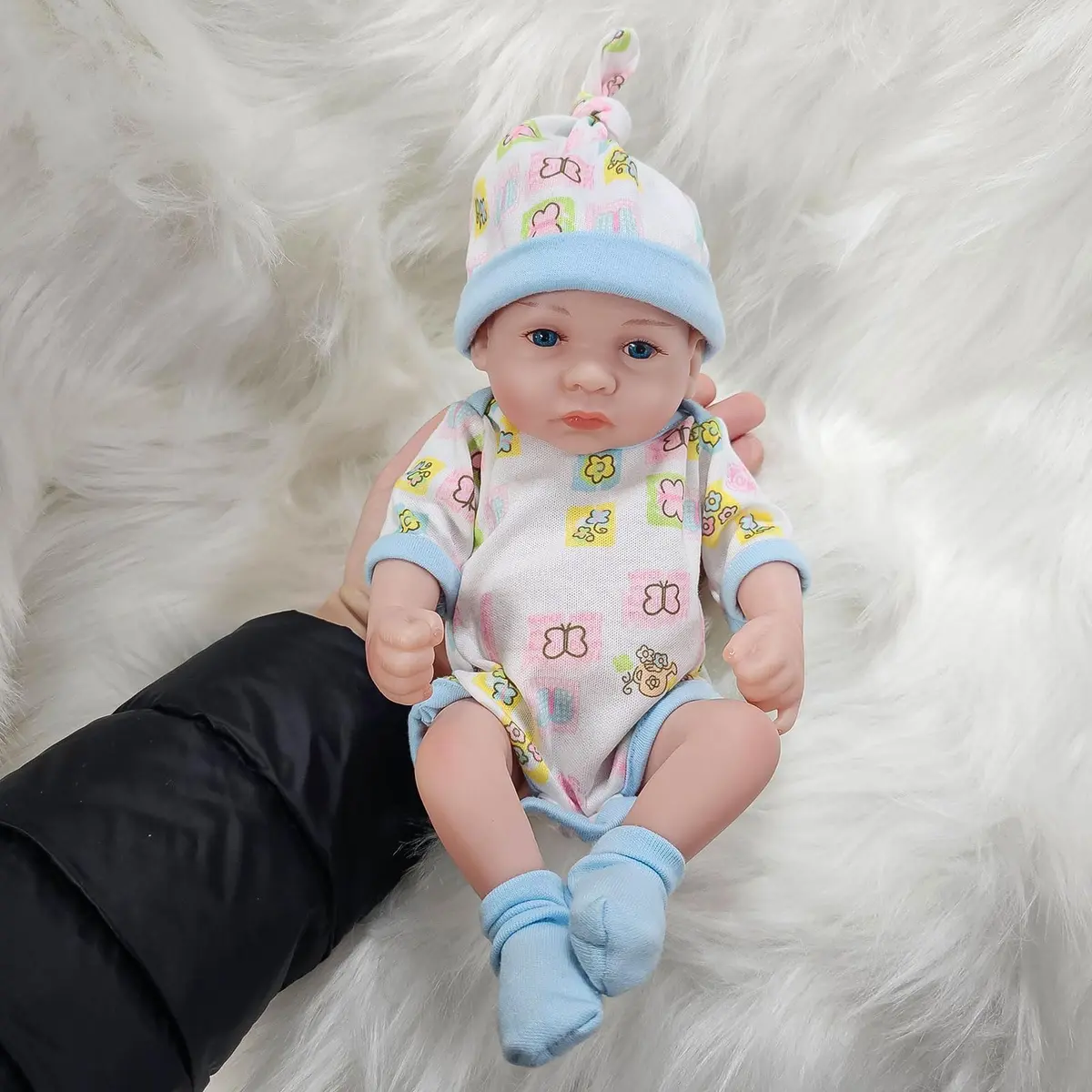 JRLCGYP Realistic Reborn Baby Boy Doll 25 cm (10 Inch) | Anatomically Correct Silicone Vinyl - view 5