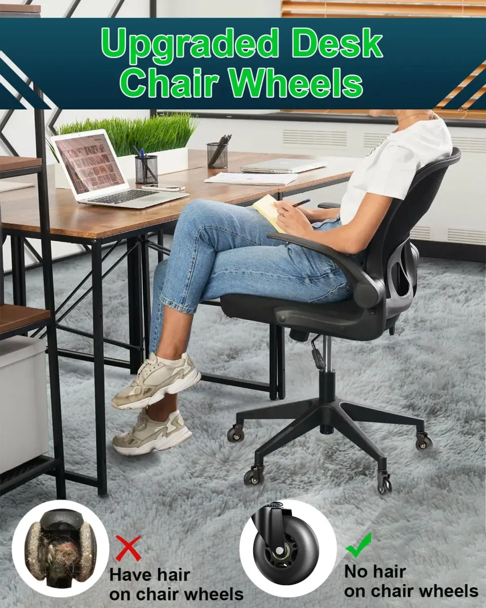 RidRed Heavy Duty Rollerblade Chair Wheels 7.6 cm (3 Inch) | Smooth Rolling, 300 kg Capacity - view 9
