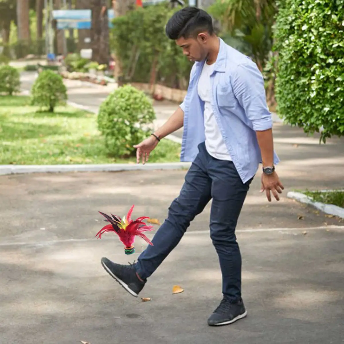 Baitaihem Kick Shuttlecock Type-A 4 Pack | Chinese Jianzi Foot Sports Outdoor Exercise - view 5