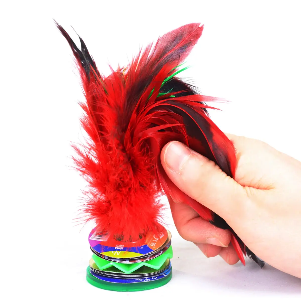 Baitaihem Kick Shuttlecock Type-A 4 Pack | Chinese Jianzi Foot Sports Outdoor Exercise - view 2