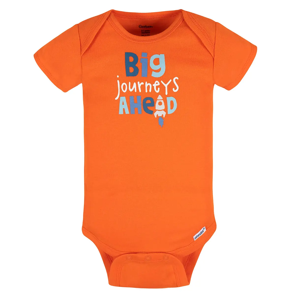 Gerber Baby Boys 8-pack Short Sleeve Onesies Bodysuits, Space, 3-6 Months US - view 5