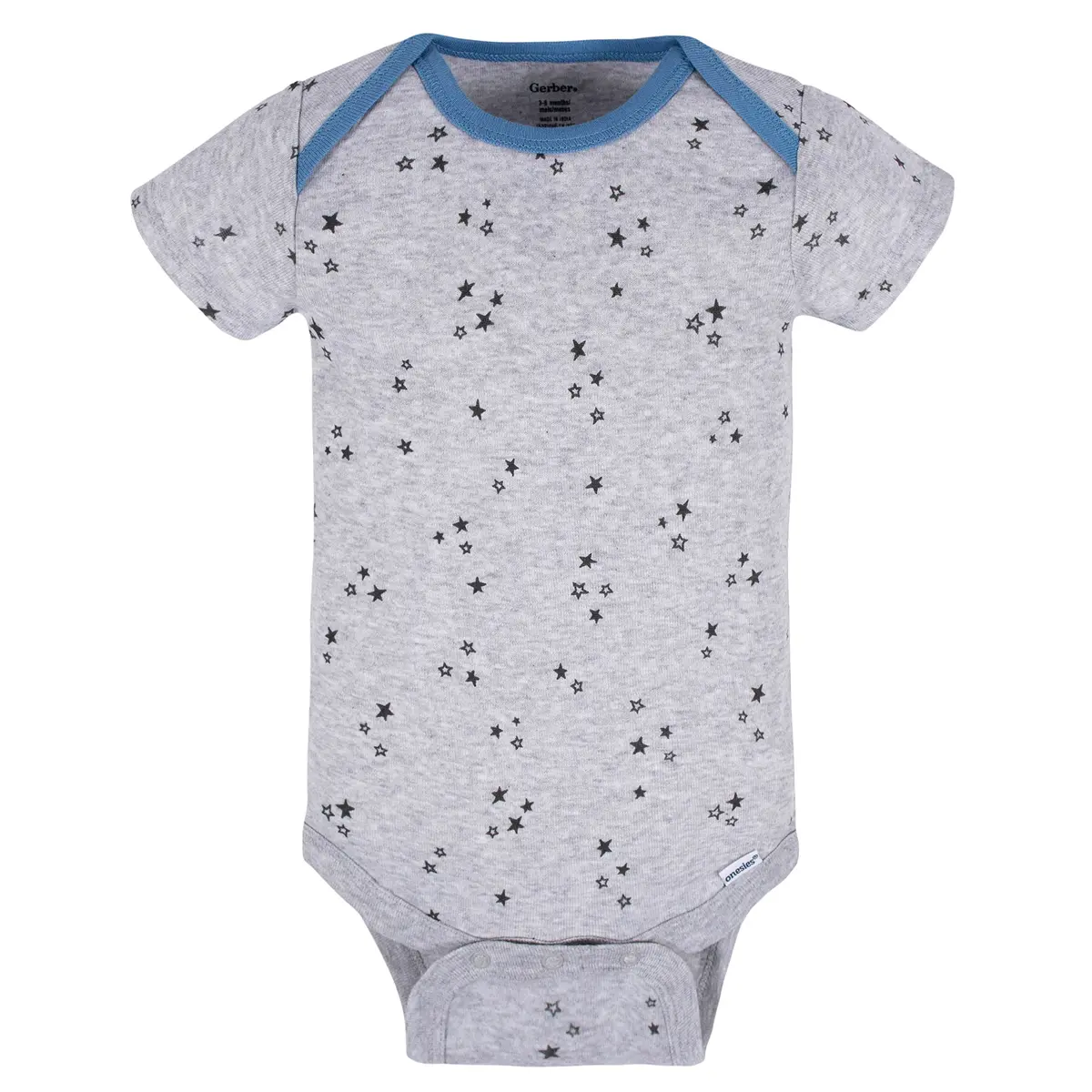 Gerber Baby Boys 8-pack Short Sleeve Onesies Bodysuits, Space, 3-6 Months US - view 4