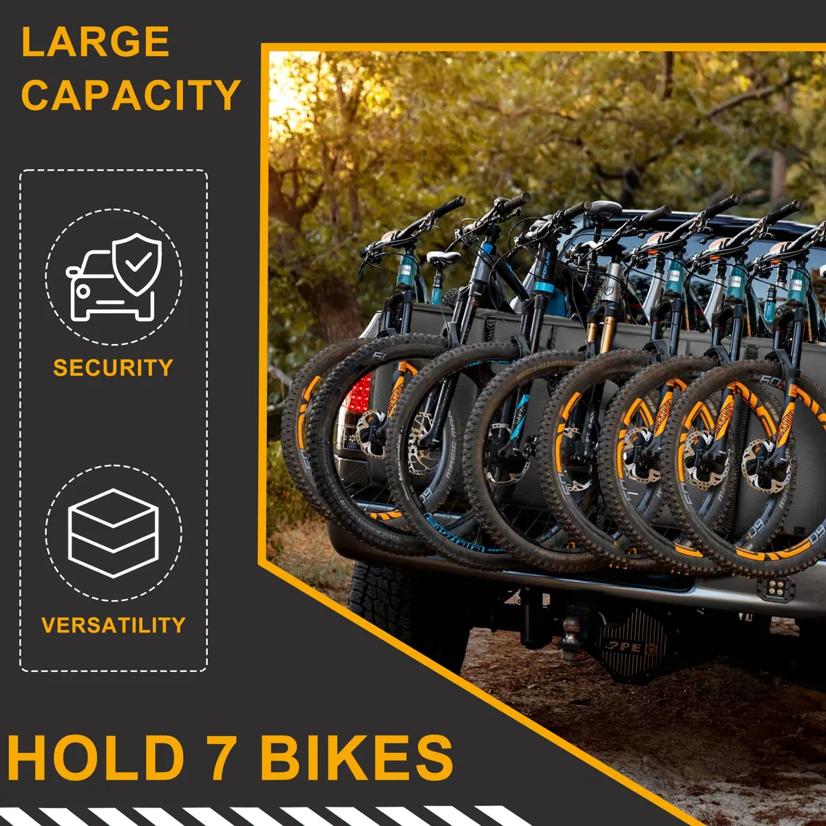 Himal Outdoors Tailgate Pad for Mountain Bike | Fits Most Trucks, Protects Bikes & Truck (100-120c) - view 3