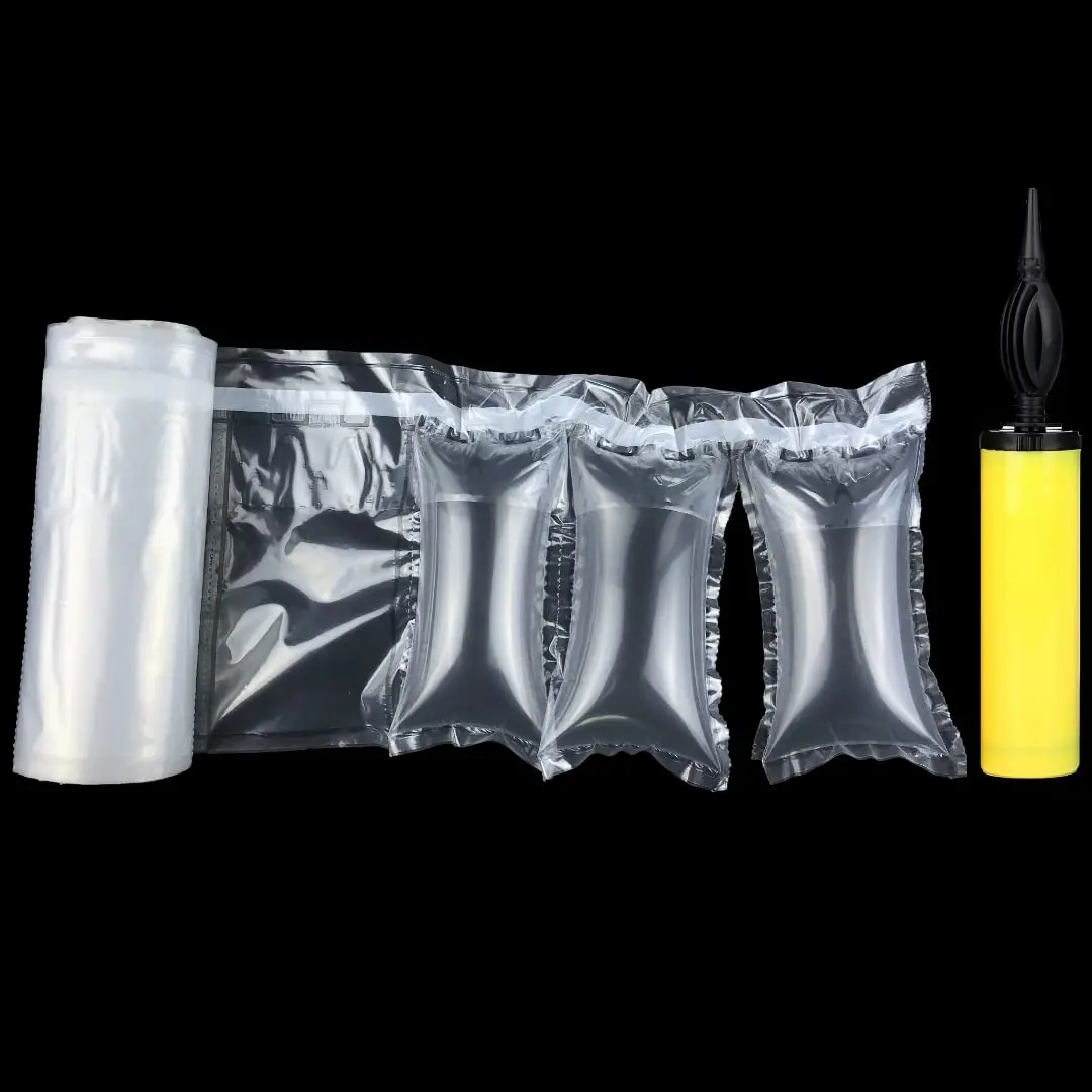 BZQZDAI Inflatable Air Packaging Bags 164Ft Roll | Strong Void Fill & Cushioning (110-120c) - main product image