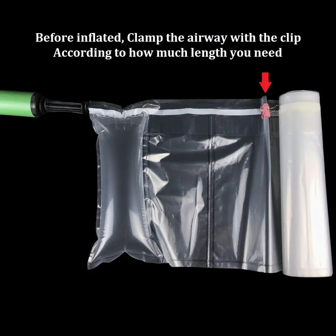 BZQZDAI Inflatable Air Packaging Bags 164Ft Roll | Strong Void Fill & Cushioning (110-120c) - view 4