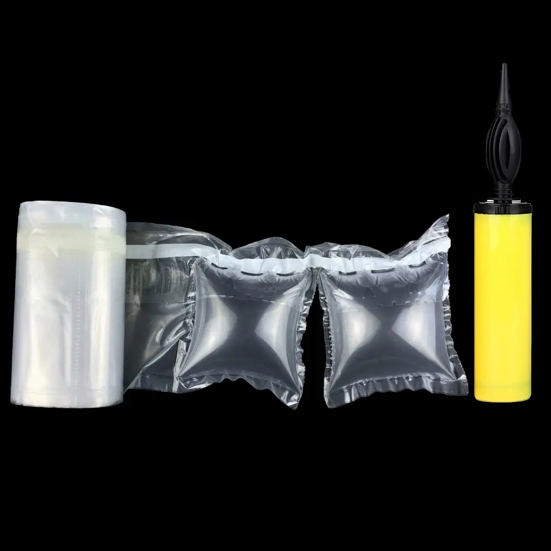 BZQZDAI Inflatable Air Packaging Bags 164Ft/roll | Heavy Duty Bubble Wrap for Shipping - main product image