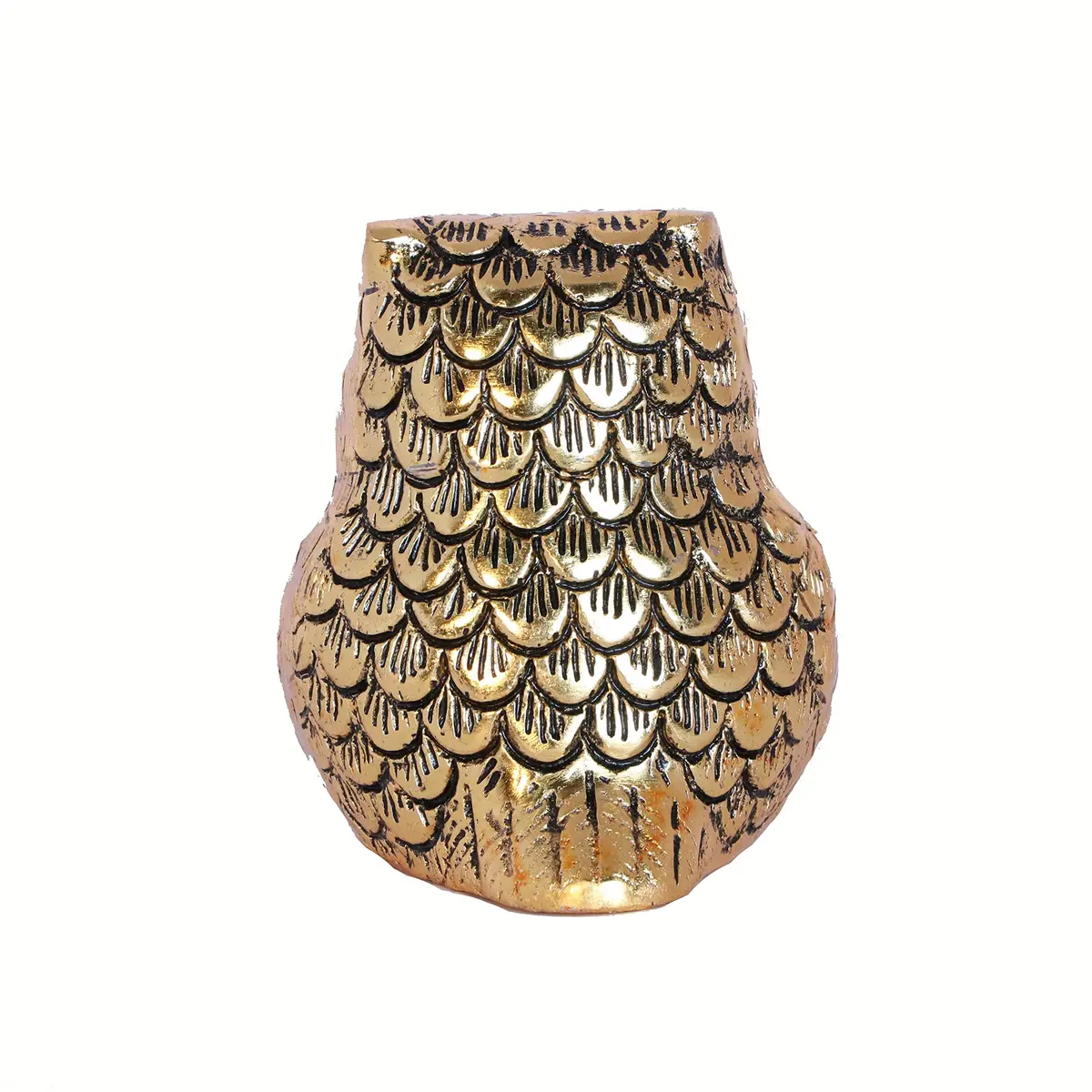 KridayKraft Vintage Metal Owl Action Showpiece and Paper Weight Gold | 10 cm (3.94 in) - view 5