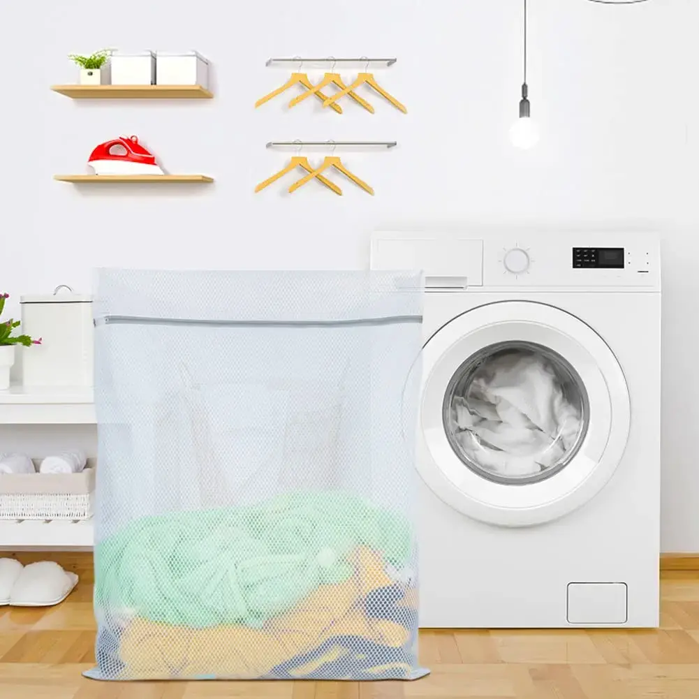 Vivifying Extra Large Mesh Laundry Bag 2 Pack XXL 68cm x 89cm | Protects Delicates & Big Loads - view 6