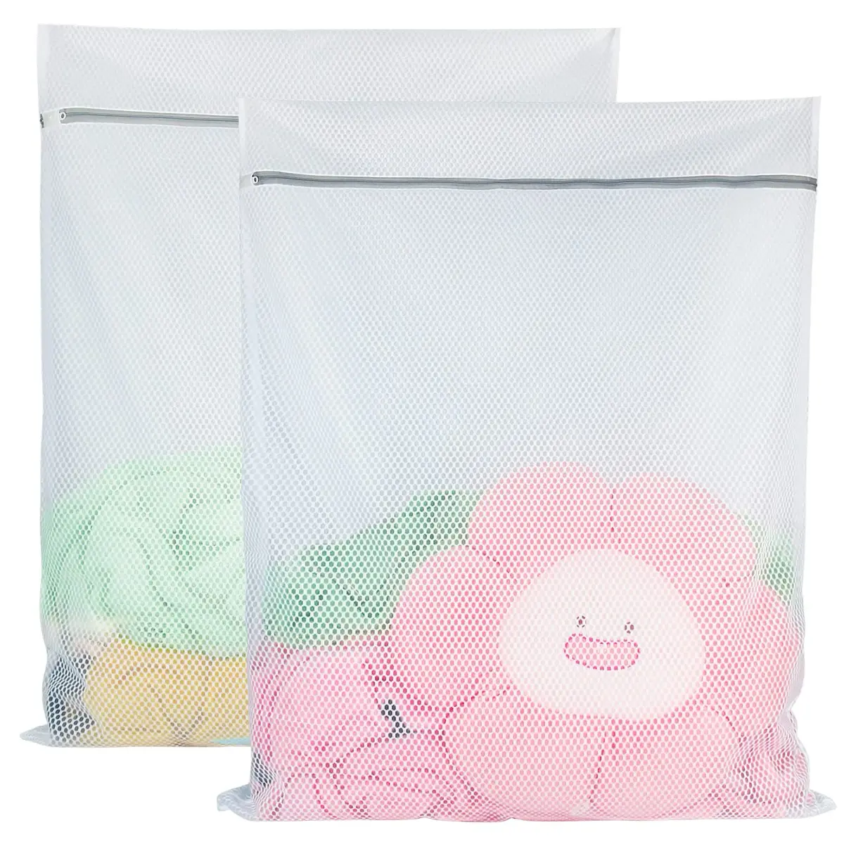 Vivifying Extra Large Mesh Laundry Bag 2 Pack XXL 68cm x 89cm | Protects Delicates & Big Loads - view 7