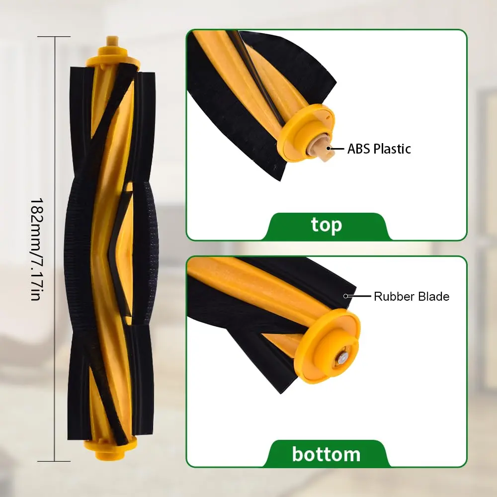 neutop Brush Rollers for Ecovacs Deebot 920 T5 T8 T9 X1 T10 N10, 2-Pack | Compatible with Multiple Models, Easy Replacement - view 3