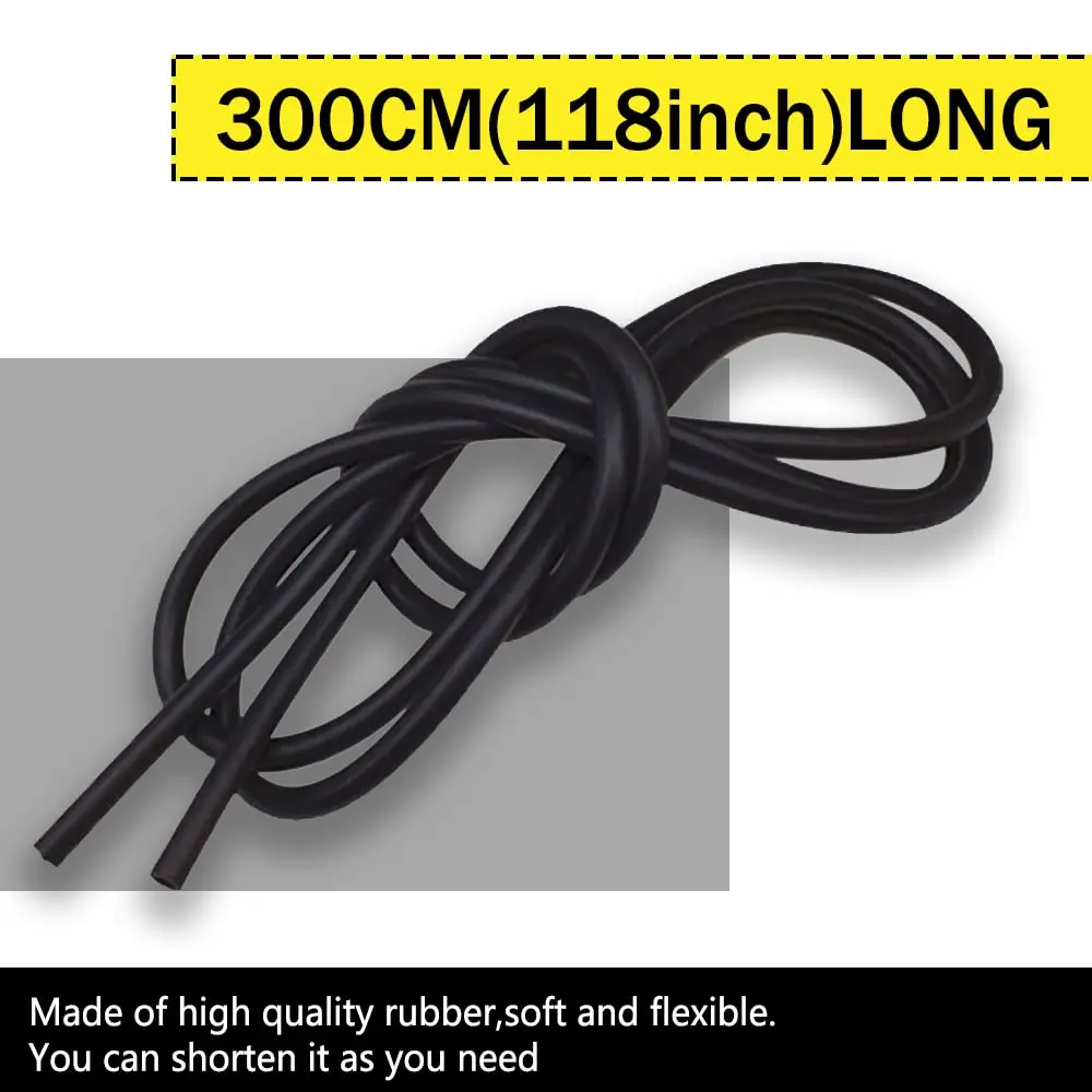 DWARFOO Windshield Washer Hose Kit, 3 Meter | Durable Rubber, Universal Fit for Cars & Trucks - view 5