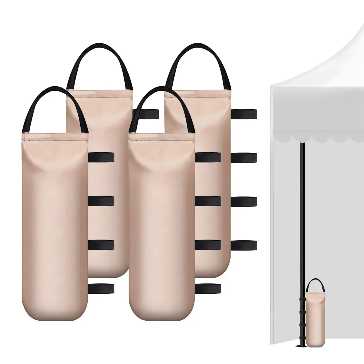 IALNAI Heavy Sand Bags for Canopy 1.8 kg (6.38 oz) 4-Pack | Stabilize Tents in Wind - main product image