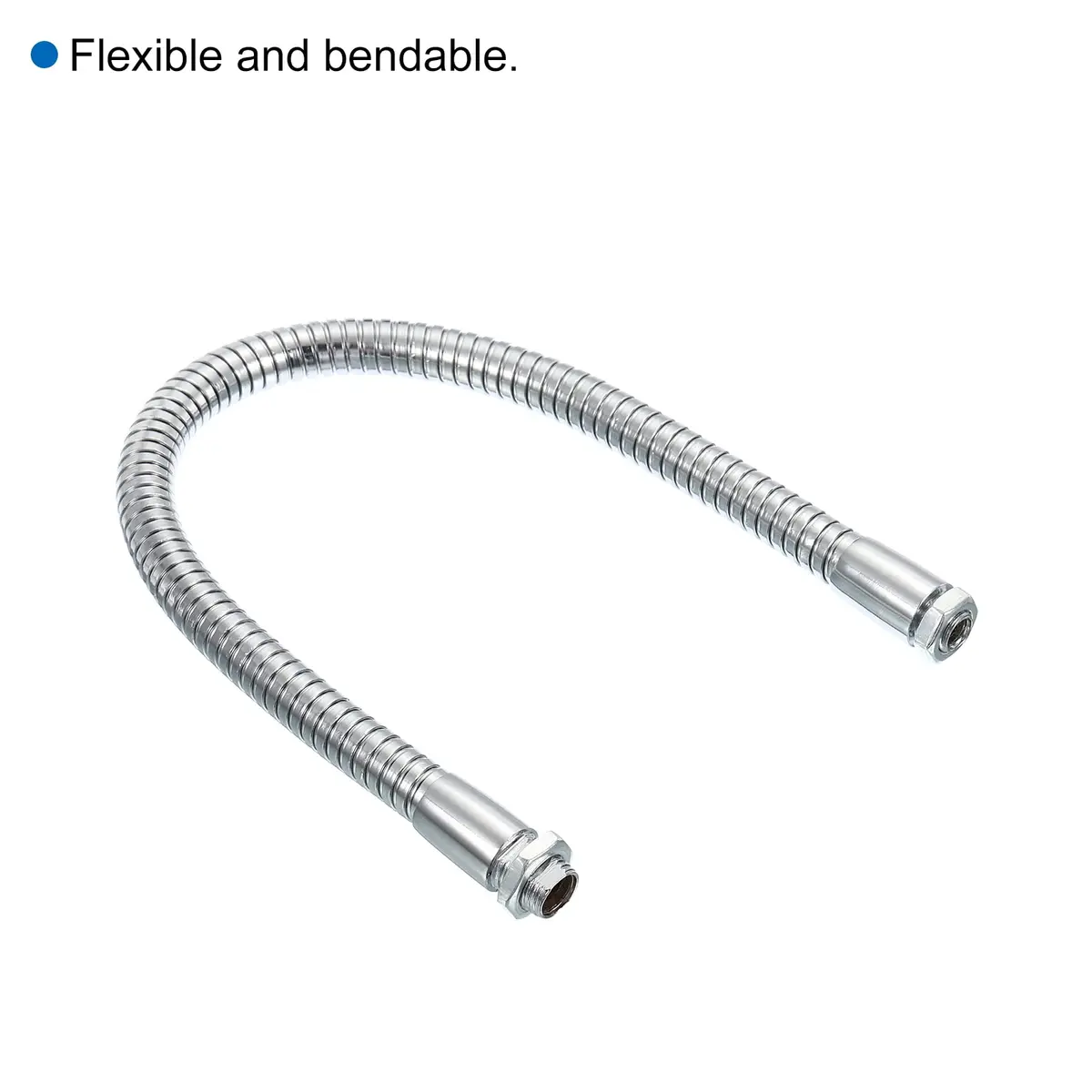 PATIKIL 11.8 inch (300mm) Metal Gooseneck Tube with M10/M8 Thread | Flexible Extension for Mic Stands & DIY - view 3