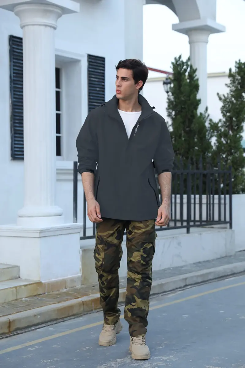 Hikevitang Men's Lightweight Waterproof Rain Jacket | Breathable, Windproof & Hooded (XX-Large) - view 3