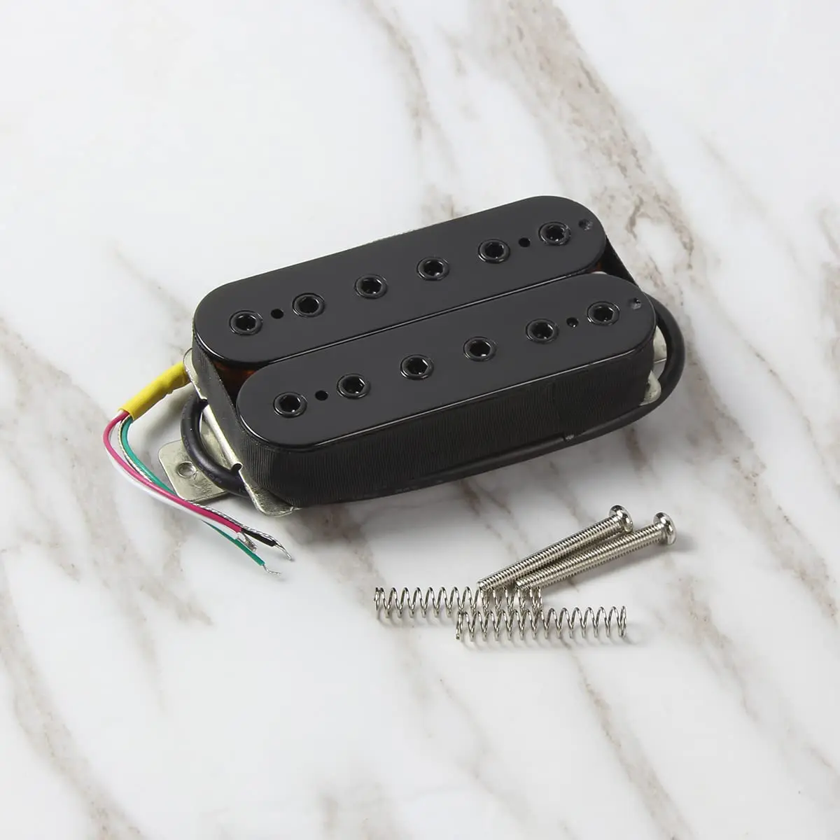 FLEOR Alnico 5 Bridge Humbucker Pickup 15-16K Black | High Output for Electric Guitars - view 2