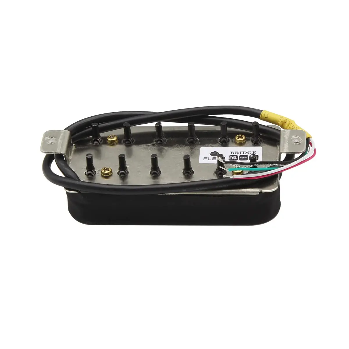 FLEOR Alnico 5 Bridge Humbucker Pickup 15-16K Black | High Output for Electric Guitars - view 3
