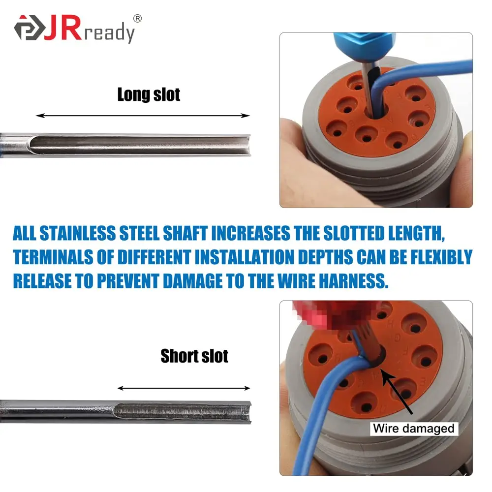 JRready ST5231 Deutsch Pin Removal Tool Set for Connectors | Durable Stainless Steel & Aluminum (70-120 chars) - view 5