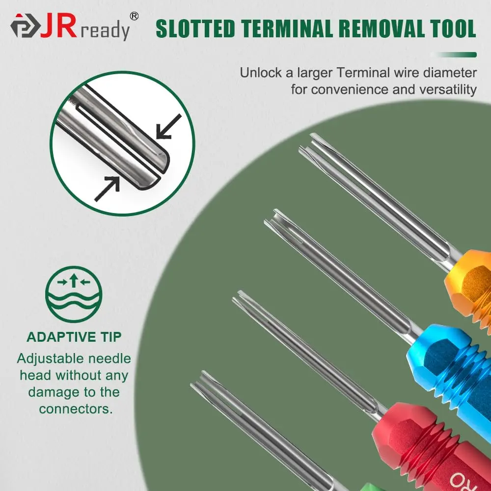 JRready DRK-16DT-PRO Deutsch Terminal Removal Tool, Contacts Size 16 | Durable Stainless Steel & Aluminum Handle - view 6