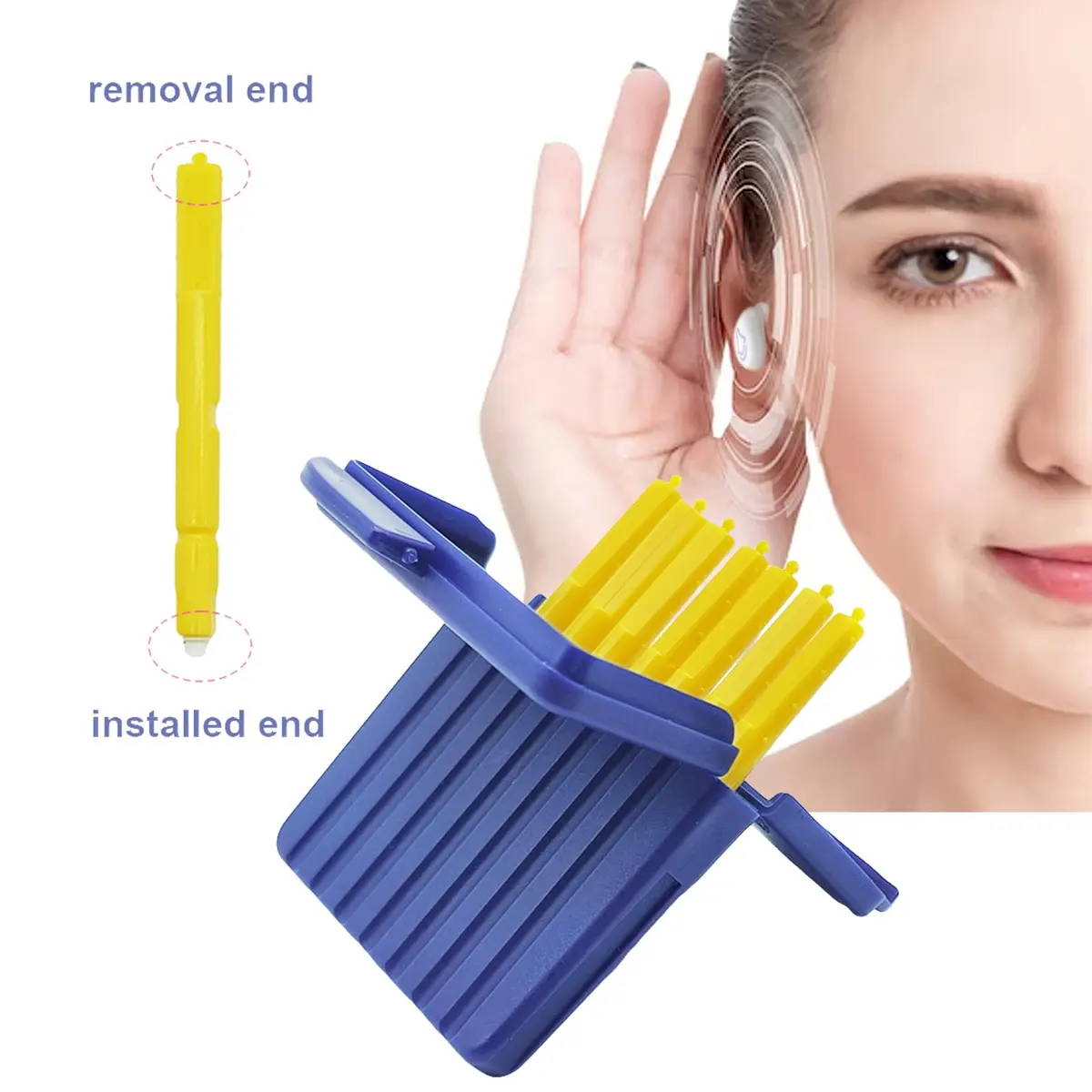 COUCHINLARY Hear Clear Hearing Aid Wax Guards 32 Pcs (1.2mm) | Compatible with Starkey & Audibel Hearing Aids - view 2