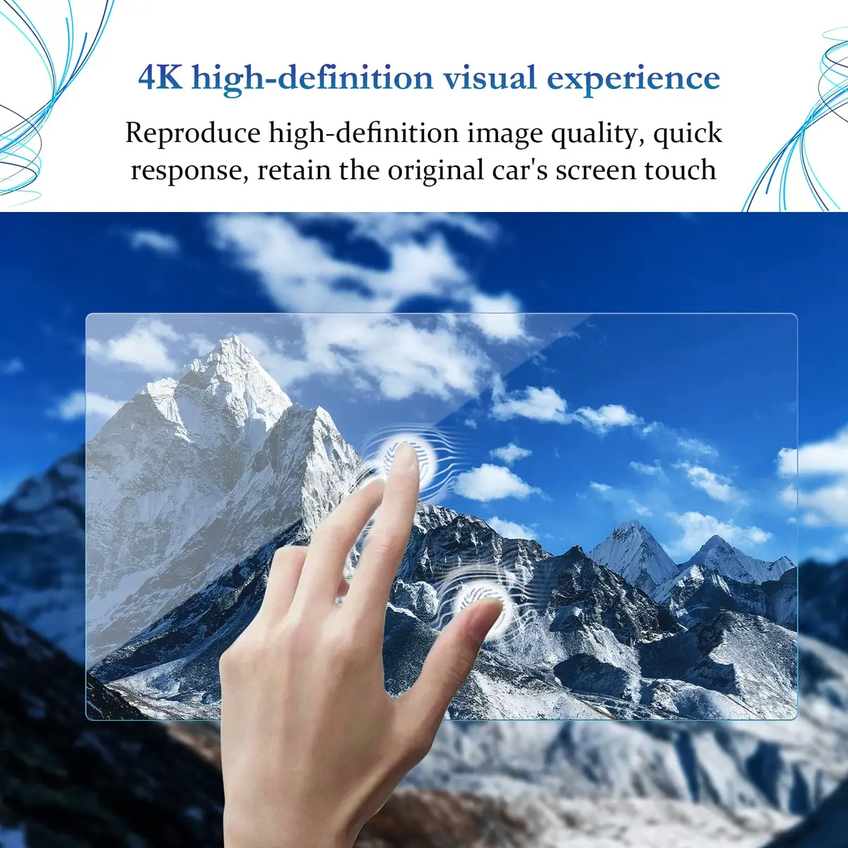 SKTU 11.4 Inch Navigation Screen Protector for Land Rover Defender 2023-2025 | HD Clear Tempered Glass - view 3