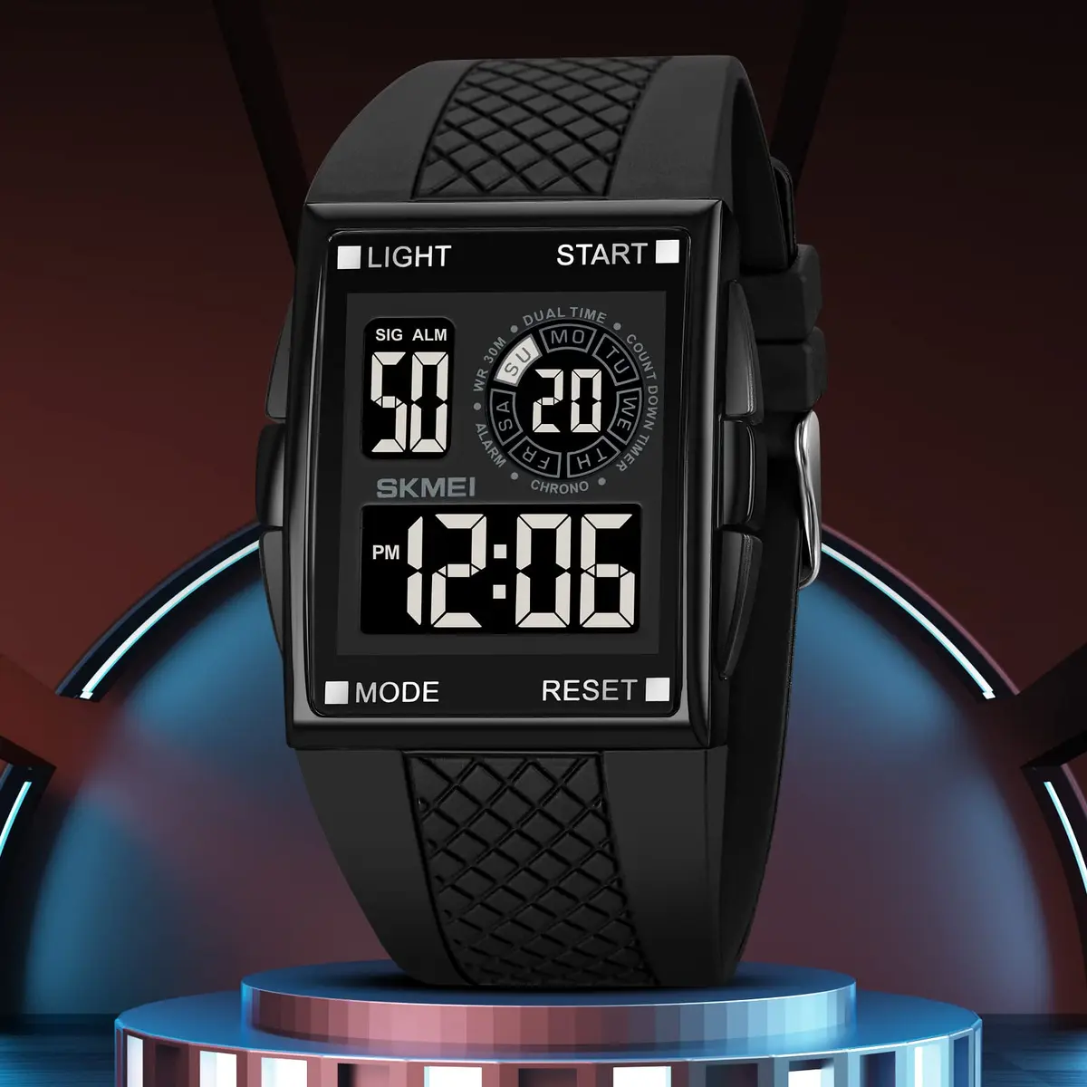 Gosasa Men Digital Military Watch 34mm | Waterproof LED Airplane Design - view 5