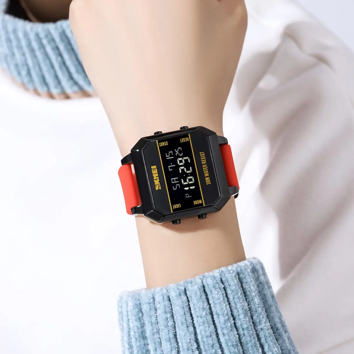 Gosasa Digital Military Watch 40mm | LED Light Waterproof Sport Watch for Men - view 5