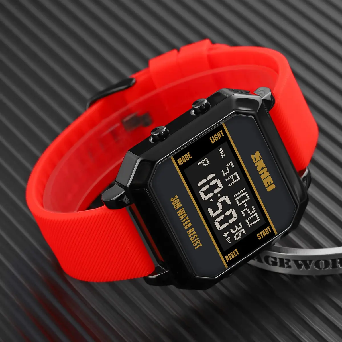 Gosasa Digital Military Watch 40mm | LED Light Waterproof Sport Watch for Men - view 6