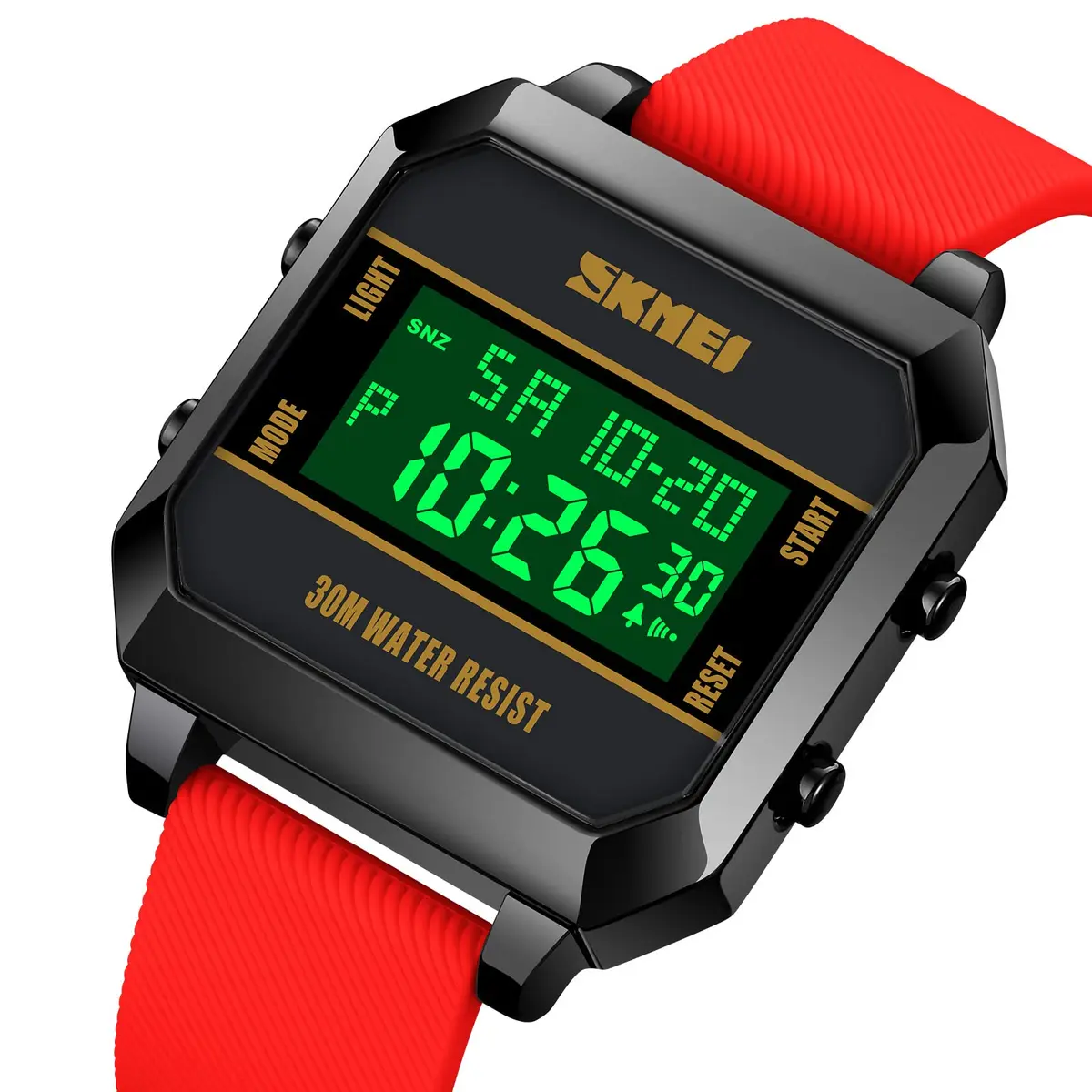 Gosasa Digital Military Watch 40mm | LED Light Waterproof Sport Watch for Men - view 2