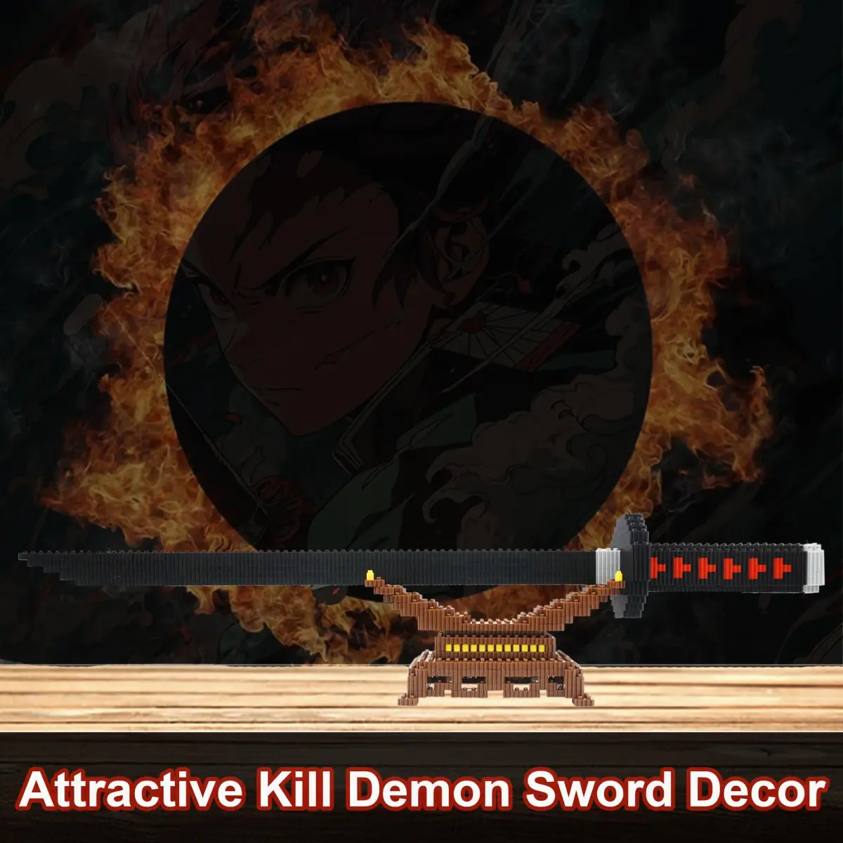 Beego Zenitsu Sword Building Kit Set 1000+ Pieces | ASTM-Tested Educational Toy - view 6