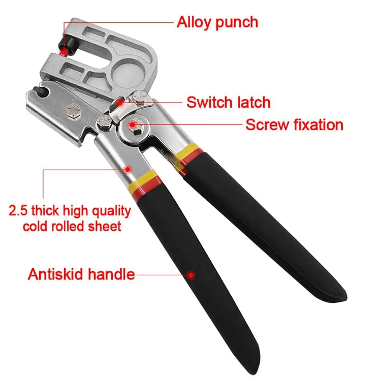 Yuudar 10 Inch High-Carbon Steel Metal Steel Stud Crimper | Heavy-Duty Hand Tool for Framing & Drywall - view 2