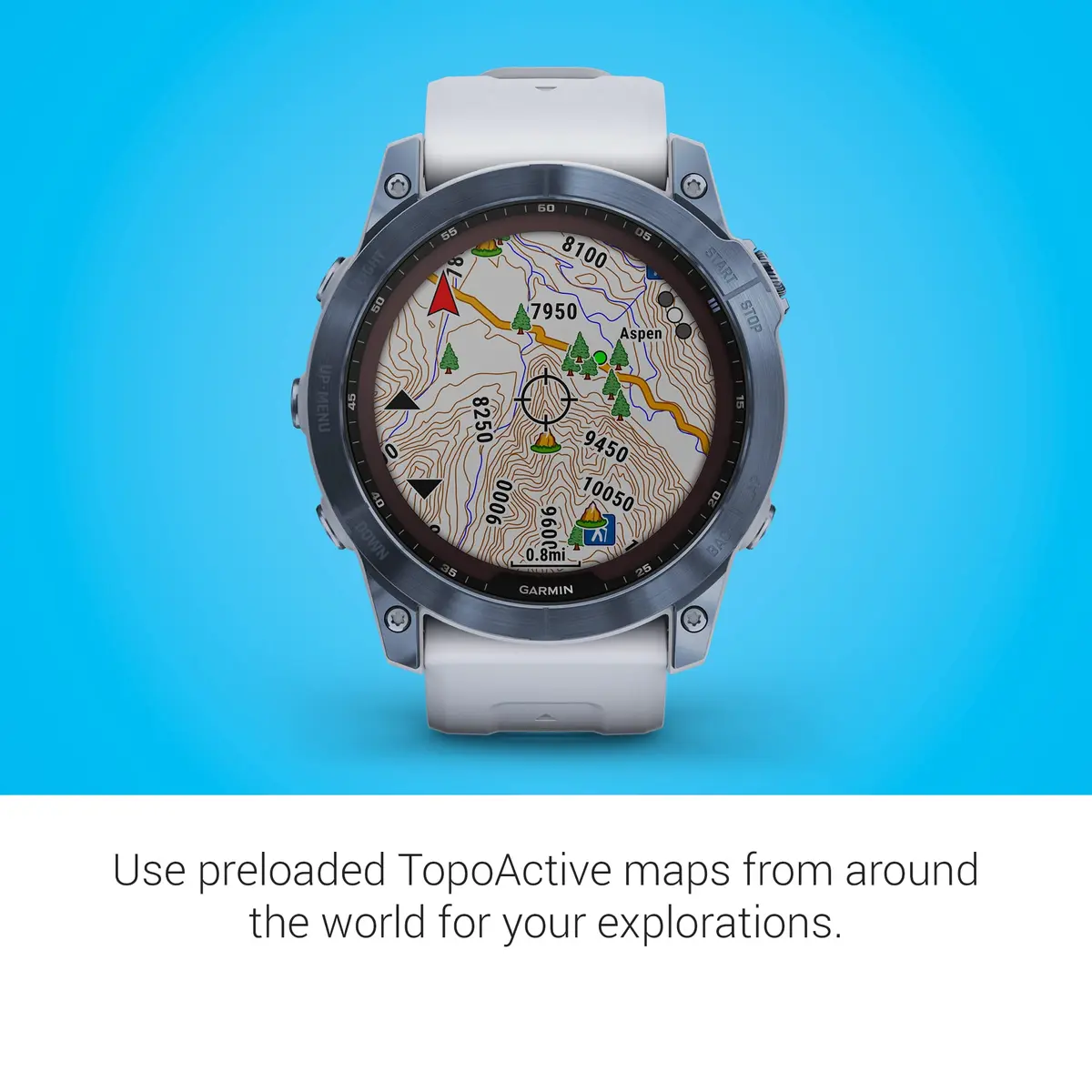 Garmin Fenix 7X Sapphire Solar Adventure Smartwatch 51 x 51 x 14.9 mm | Rugged Outdoor GPS with Wellness - view 5