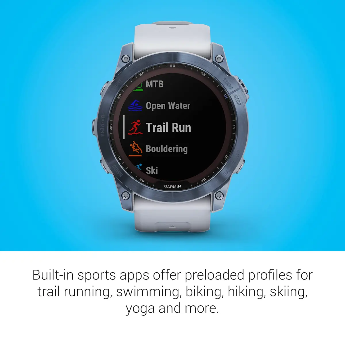 Garmin Fenix 7X Sapphire Solar Adventure Smartwatch 51 x 51 x 14.9 mm | Rugged Outdoor GPS with Wellness - view 6