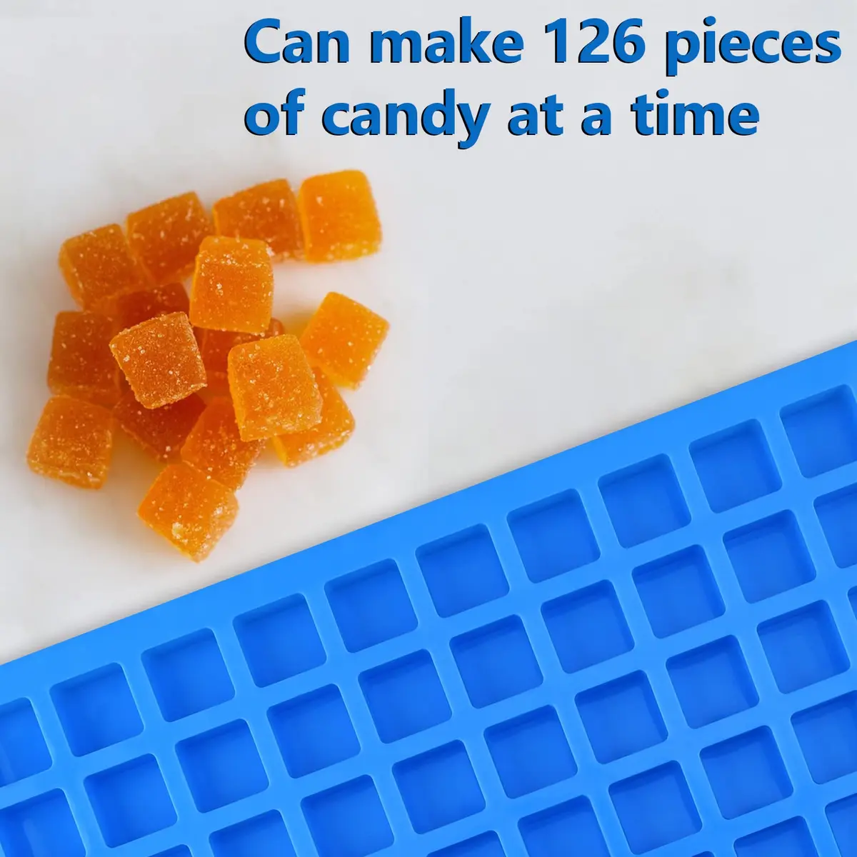 Sakolla 126 Cavity Square Candy Silicone Mold | Food-Grade, Reusable, Temperature Resistant - view 4