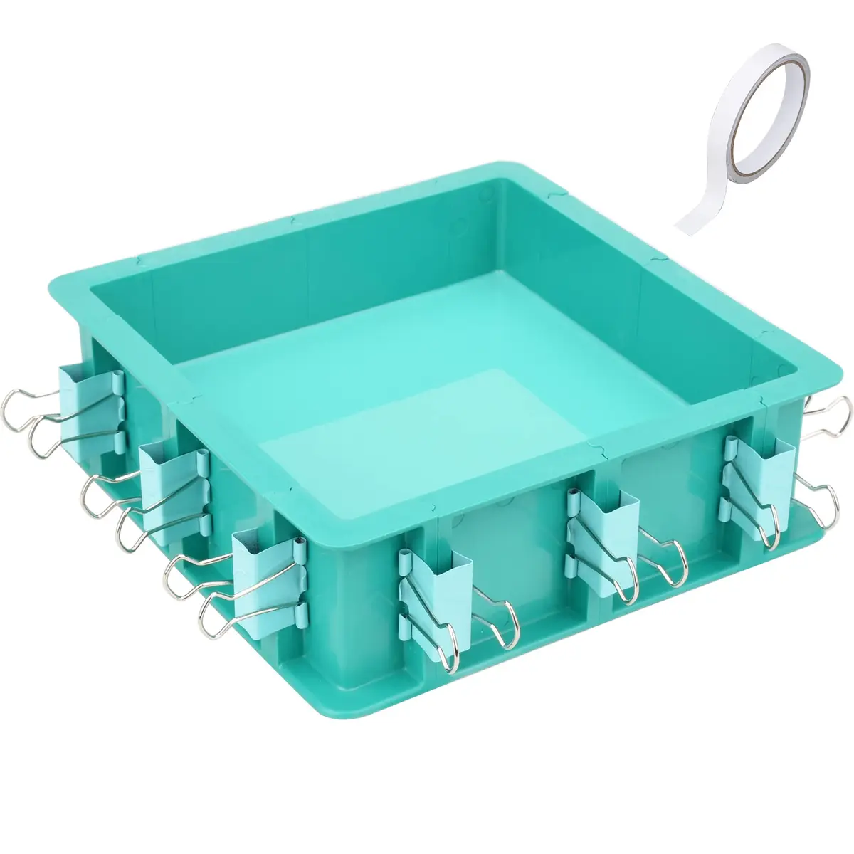 DecorRom Adjustable Mold Housing Kit for Silicone Mold Making | Reusable Craft Frame with Free Combination (70-120 chars) - main product image